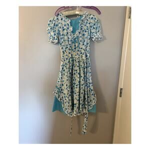 Vintage Partners Please Malco Modes Floral Prairie Style Dress